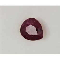 2.10ct Pear Shape Ruby Dimension 7.5x6.8x5