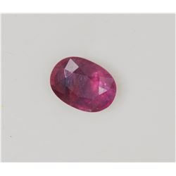 0.68ct Oval Shape Burma Ruby Dimension 5.5x4.6x2.9