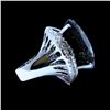 Image 2 : 57.15CT NATURAL TOURMALINE 14K W/G RING