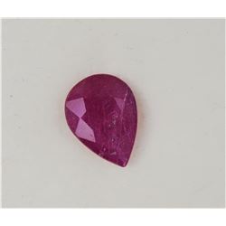 1.12ct Pear Shape Ruby Dimension 8x5.8x2.7