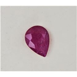 1.49ct Pear Shape Ruby Dimension 8.3x6.6x3.2