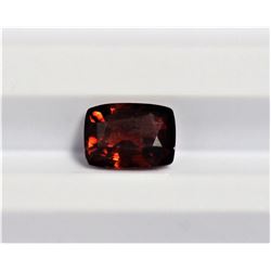1.97ct Emerald Cut malaya Garnet Dimension 8.2x6.1x4.1