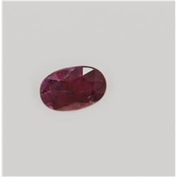 1.08ct Oval Shape Burma Ruby Dimension 7.4x5.3x3