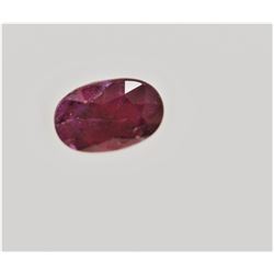 1.15ct Oval Shape Burma Ruby Dimension 7.3x5.6x2.8