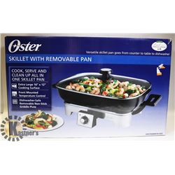NEW OSTER ELECTRIC SKILLET WITH REMOVABLE