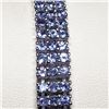 Image 3 : SILVER 186 NATURAL TANZANITE(10.9CT) (25.64GM)