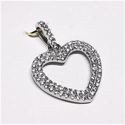 SILVER CUBIC ZIRCONIA  PENDANT
