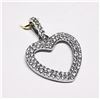 Image 1 : SILVER CUBIC ZIRCONIA  PENDANT