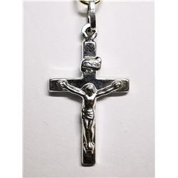 SILVER "JESUS ON THE CROSS"  PENDANT