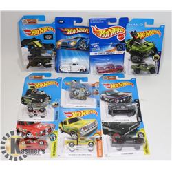BOX OF 10 ASSORTED HOT WHEELS COLLECTIBLES