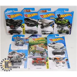 BOX OF 10 ASSORTED HOT WHEELS COLLECTIBLES