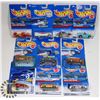 Image 1 : BOX OF 10 ASSORTED HOT WHEELS COLLECTIBLES
