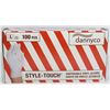 Image 1 : NEW DANNYCO SIZE L DISPOSABLE VINYL GLOVES