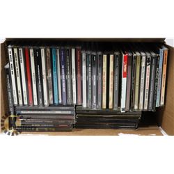 BOX OF CDS- BEATLES; PINK FLOYD; AC/DC AND MORE