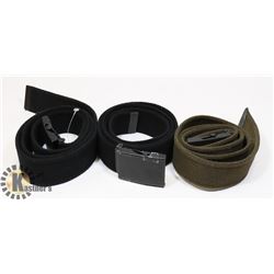 LOT OF 3 EDDIE BAUER BELTS