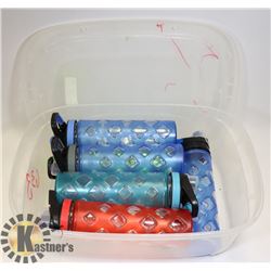 FLAT OF EDDIE BAUER GYM-SCHOOL BOTTLES