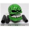 Image 1 : GREEN SKULL STICK SHIFT COVER