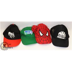 LOT OF 4 HATS