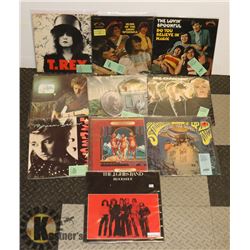 BOX OF LP'S INCLUDING T. REX; LOVIN' SPOONFUL,TOM