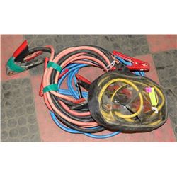 3 SETS OF BOOSTER CABLES