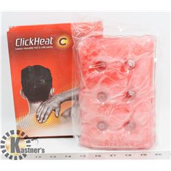NEW CLICK HEAT LUXURY REUSABLE HOT & COLD PACKS