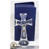Image 1 : CRYSTAL JESUS ON THE CROSS FIGURE