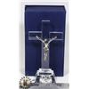 Image 1 : CRYSTAL JESUS ON THE CROSS FIGURE