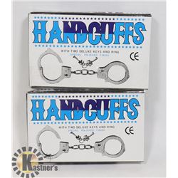 BUNDLE OF TWO HANDCUFFS WITH KEYS