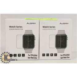LOT OF 2 APPLE WATCH SCREEN PROTECTORS
