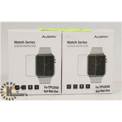 LOT OF 2 APPLE WATCH SCREEN PROTECTORS
