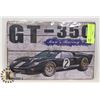 Image 1 : NEW FORD GT METAL SIGN (APPROX 12" X 8")