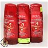 Image 1 : THREE BOTTLES OF LOREAL PARIS COLOR RADIANCE