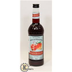 BOTTLE OF POMEGRANATE SYRUP DRINK FLAVOURING