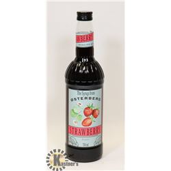 BOTTLE OF STRAWBERRY SYRUP DRINK FLAVOURING