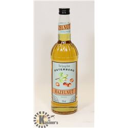 BOTTLE OF HAZELNUT SYRUP DRINK FLAVOURING