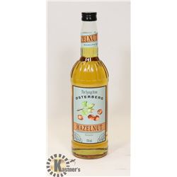 BOTTLE OF HAZELNUT SYRUP DRINK FLAVOURING