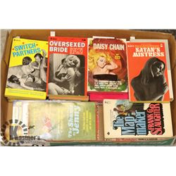 ASSORTED ESTATE LOT OF 1960S PULP FICTION NOVELS