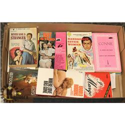 ASSORTED ESTATE LOT OF 1960S PULP FICTION NOVELS