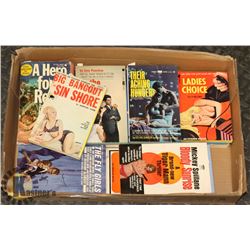 ASSORTED ESTATE LOT OF 1960S PULP FICTION NOVELS