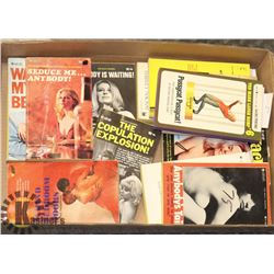 ASSORTED ESTATE LOT OF 1960S PULP FICTION NOVELS