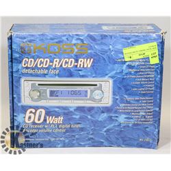 NEW "KOSS" MOBILE AUDIO SYSTEM 60 WATT