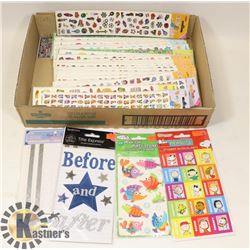 FLAT OF ASSORTED STICKERS