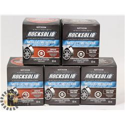 NEW LOT OF 5 RUST-OLEUM METALLIC POWDER