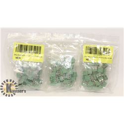 BUNDLE OF 2 POLE 5MM PC TERMINAL BLOCK 8A 250V