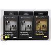 Image 1 : BUNDLE OF THREE EARBUD HEADPHONES 3.5MM JACK