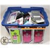 Image 1 : BASKET OF ASSORTED CELL PHONE CASES