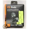 Image 1 : NEW IQ PODZ TRUE WIRELESS BLUETOOTH