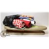 Image 1 : SEWING SUPPLIES MINI IRONING BOARD AND FABRIC