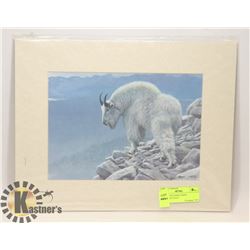 ROBERT BATEMAN PRINT MOUNTAIN GOAT