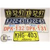 Image 1 : BOX OF VINTAGE ALBERTA LICENSE PLATES